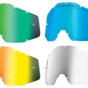 100% Strata MX / Racecraft / Accuri Youth Replacement Lens Blue Mirror