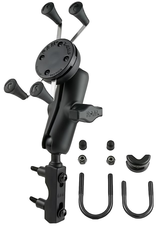 RAM Motorcycle Handlebar Mount w/ X-Grip Smartphone Crade RAM-B-174-UN7U-35815
