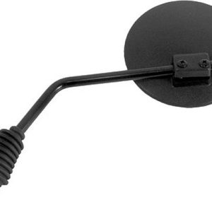 Universal Dual Sport Enduro Black Mirror Fold Down 10mm Screw In-0