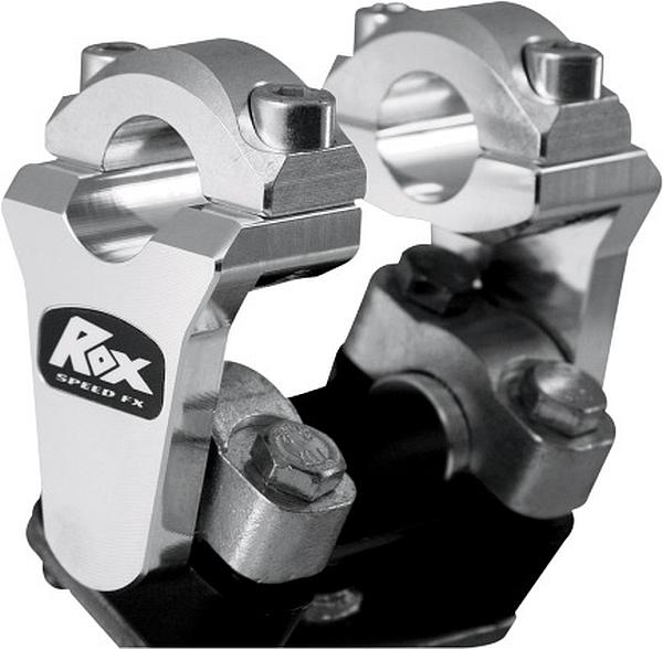Rox Universal Aluminum 2 Inch Pivoting Handlebar Riser For 7/8 Bars Clamps-0