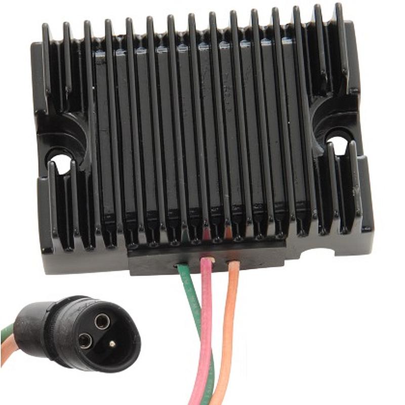 Drag Specialties Black 12V Voltage Regulator