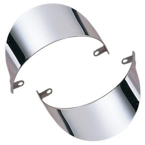 Drag Specialties Chrome Front Turn Signal Visors For Harley-0