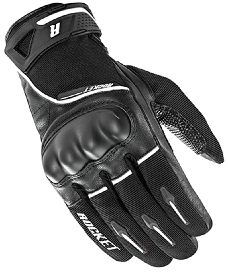 Joe Rocket Super Moto Gloves Black/White