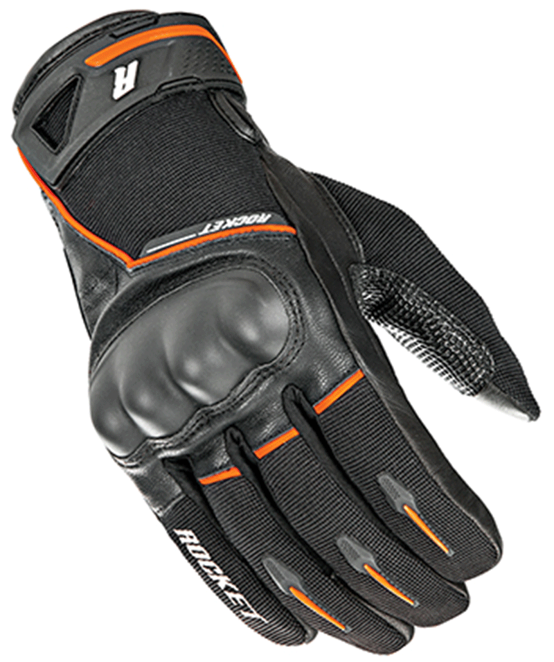 Joe Rocket Super Moto Gloves Black/Orange
