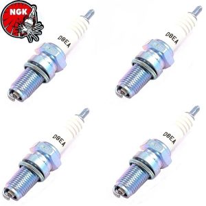 4 NGK D8EA Standard Spark Plug 12mm 3/4 Reach ATVs-0