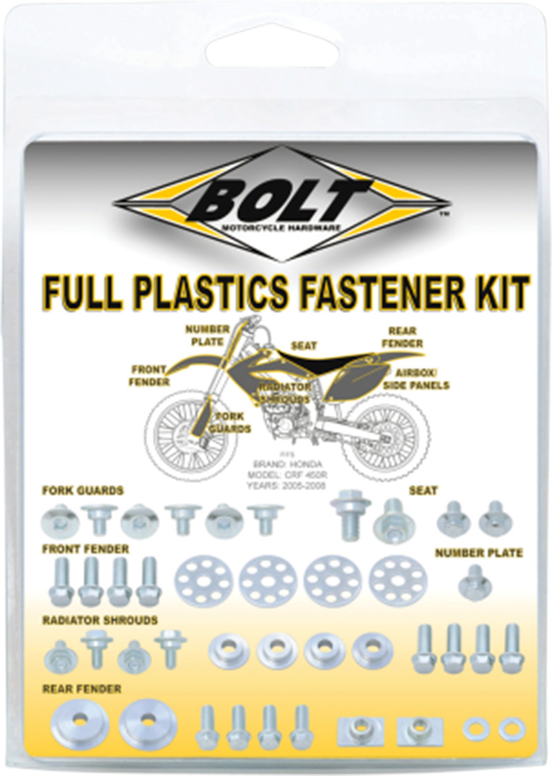 Bolt Full Plastics Fastener Hardware Bolt Kit Honda CR125R 250R 00-07 - HON-0007124