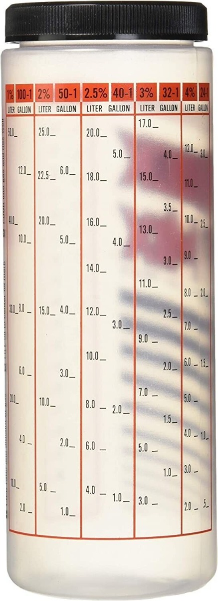Two Pack Maxima Quick 2 Mix 2 Stroke Oil - Gas Mixer Oil Ratio Mixing Bottles -261834