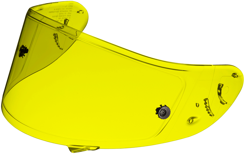 Shoei CWF-1 Race Pinlock-Ready Face Shield Hi-Def Yellow