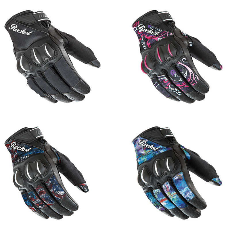 Joe Rocket Womens Cyntek Gloves Matte Black