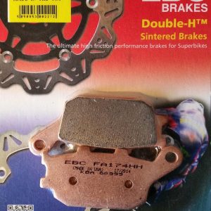 EBC Double H Sintered Motorcycle Rear Brake Pads Set FA174HH-0