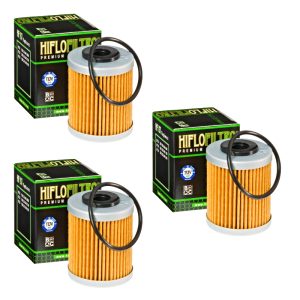 Hiflofiltro HF157 Oil Filter 3 Pack Polaris 450 525 Outlaw KTM 450 525 XC - HF157
