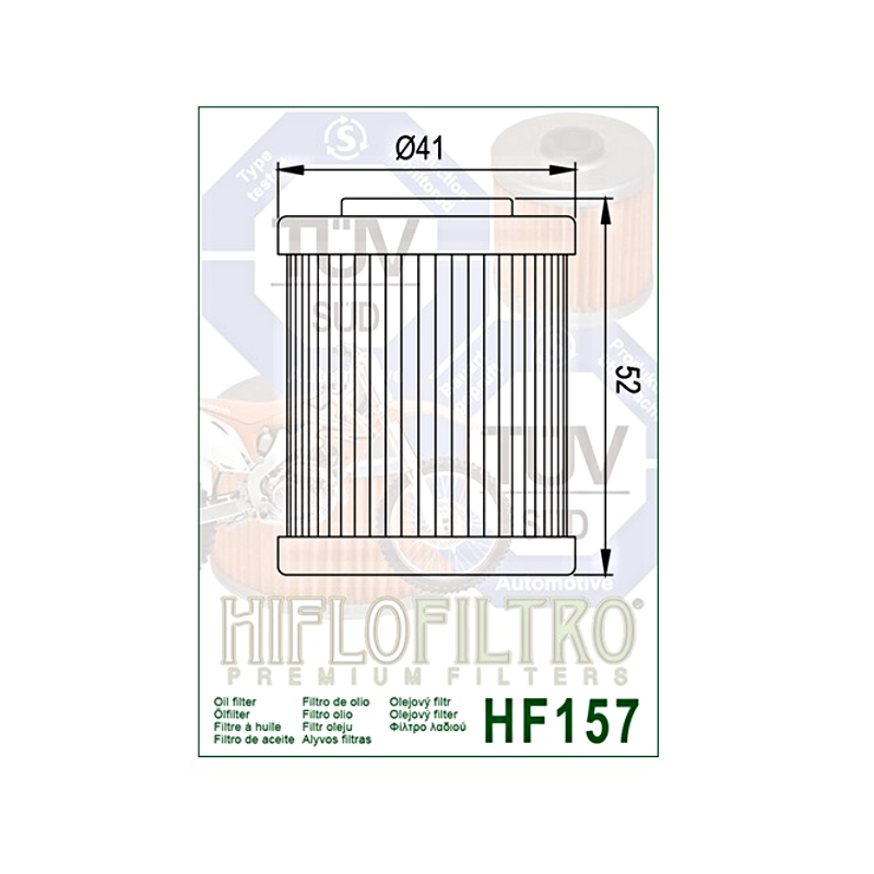 Hiflofiltro HF157 Oil Filter 3 Pack KTM 400 450 520 525 560 660 690-170751