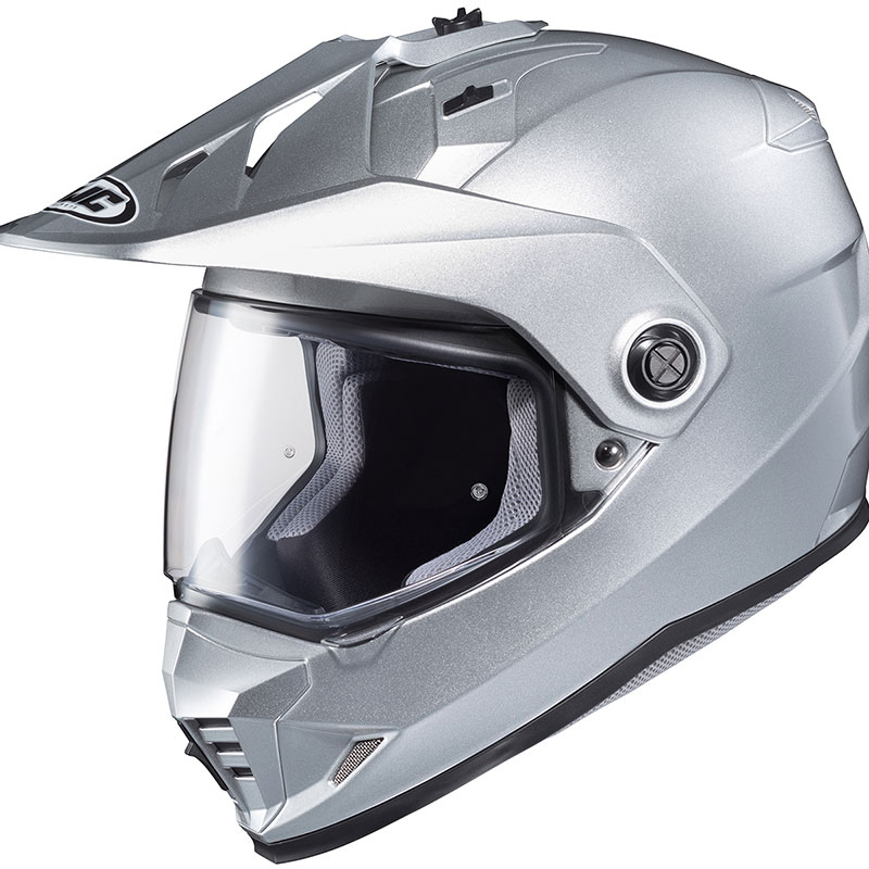 HJC DS-X1 Dual Sport Helmet Silver