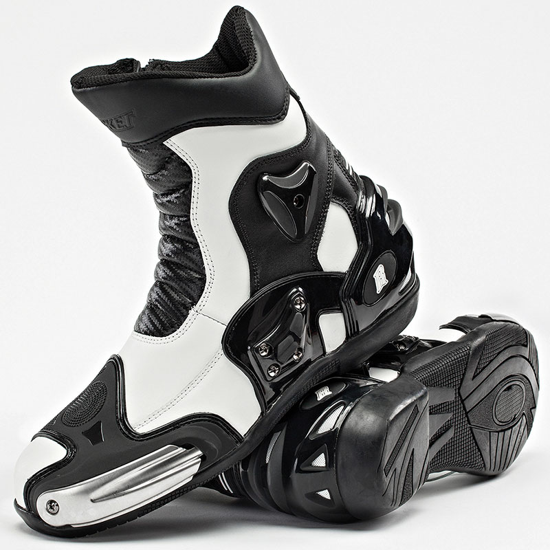 Joe Rocket Superstreet Street Motorcycle Leather Boots - Pick Size & Color-115903