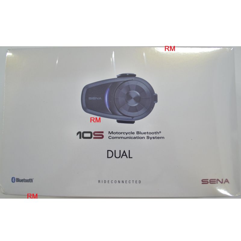 Sena 10S Motorcycle Bluetooth Communication System 2 Headset Dual Pack-174432