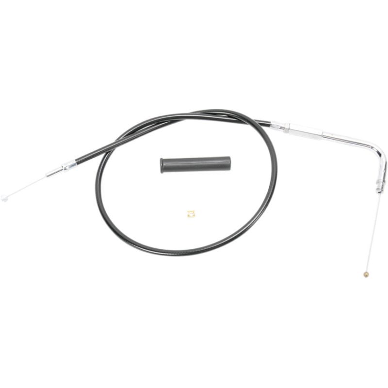 Drag Specialties 30 Inch Black Vinyl Throttle Cable Harley 0650-0345-0