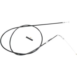 Drag Specialties 50 Inch Black Vinyl Throttle Cable Harley 0651-0706-0