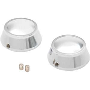 Drag Specialties Chrome Swingarm Pivot Bolt Cover - 1303-0200-0