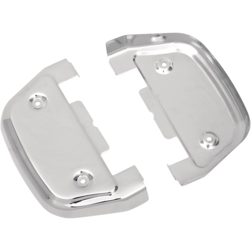 Drag Specialties Chrome Passenger Floorboard Covers Harley-Davidson 1621-0123-0
