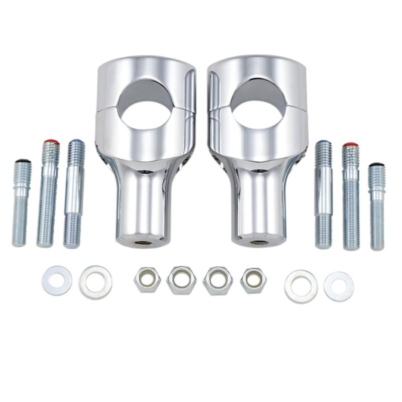 Drag Specialties Chrome 1 1/2" Big Buffalo Riser 0602-0467-0