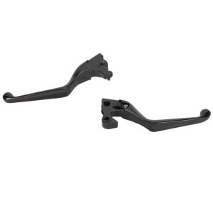 Drag Specialties Matte Black Wide Blade Lever Set Harley-Davidson - 0610-0795-0