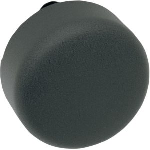 Drag Specialties Wrinkle Black Smooth Horn Cover - 2107-0046-0