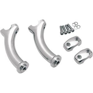 Drag Specialties 5.5" Deuce-Style Handlebar Risers 2.0" Pullback For Harley