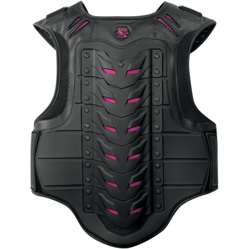 New Icon Field Armor Stryker Womens Street Motorcycle Vest - Pick Size & Color-176177
