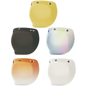 Bell 3-Snap Bubble Faceshield Helmet Clear