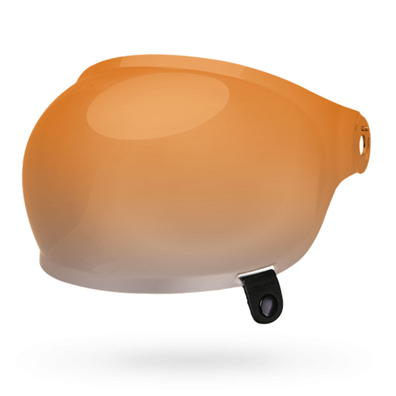 Bell Bullitt Bubble Black Tab Faceshield Helmet Amber Gradient
