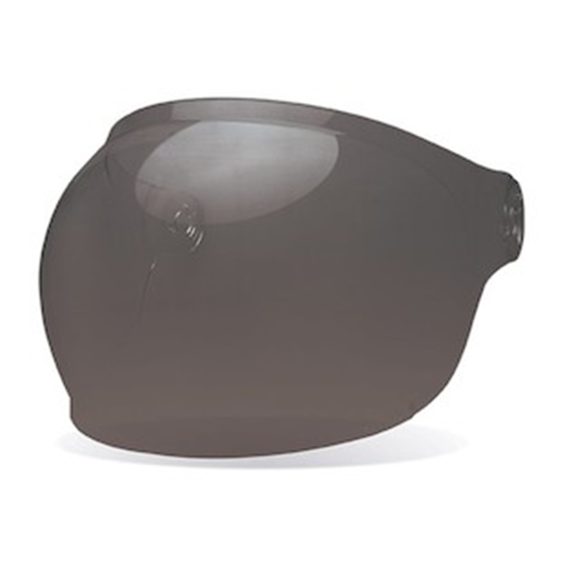 Bell Bullitt Bubble Brown Tab Faceshield Helmet Dark Smoke