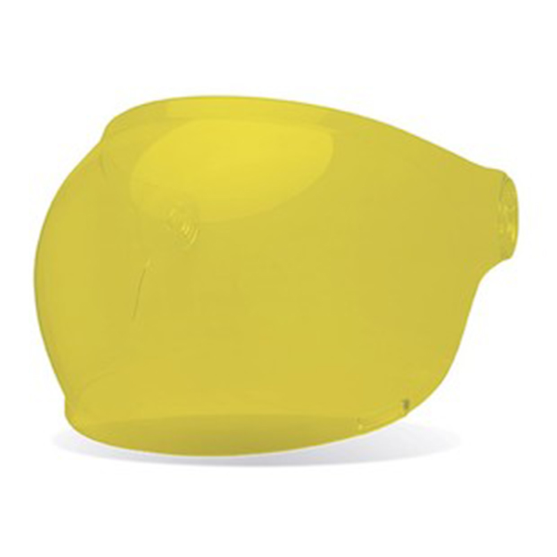 Bell Bullitt Bubble Brown Tab Faceshield Helmet Yellow