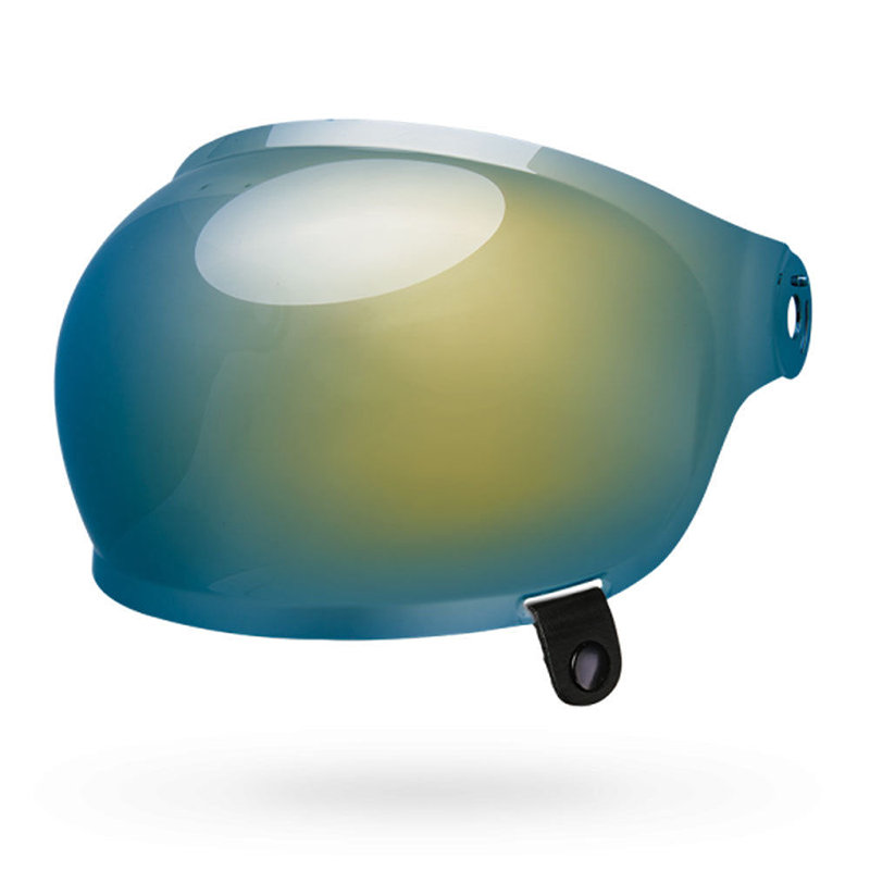 Bell Bullitt Bubble Black Tab Faceshield Helmet Gold Iridium