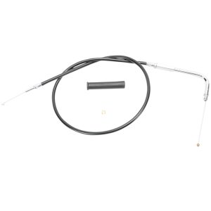 Drag Specialties 52 Inch Black Vinyl Throttle Cable For Harley 0650-1074
