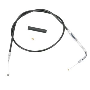 Drag Specialties Black Vinyl Throttle Cable 30" Harley - 0650-0602