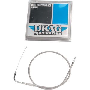 Drag Specialties 56 Inch Stainless Throttle Cable For Harley 0650-1079