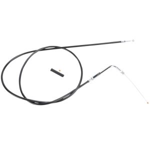 Drag Specialties 52 Inch Black Vinyl Throttle Cable For Harley 0651-0707