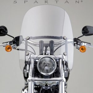 National Cycle Spartan Quick Release Clear Windshield For Harley Davidson-0