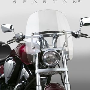 National Cycle Spartan Quick Release Clear Windshield For Indian - N21203-0