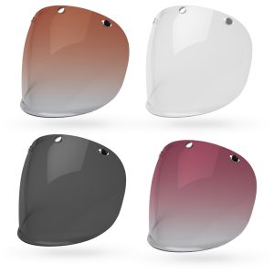 Bell 3-Snap Faceshield Helmet Clear