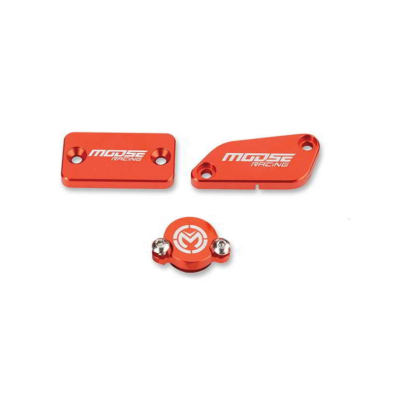 Moose Racing Bling Pack Billet Aluminum Orange For KTM - 1231-0912-147780