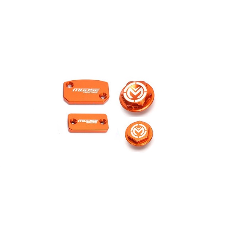 Moose Racing Bling Pack Billet Aluminum Orange For KTM - 1231-0930-147860