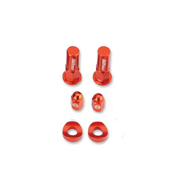 Moose Racing Bling Pack Billet Aluminum Orange For KTM - 1231-0924-147760