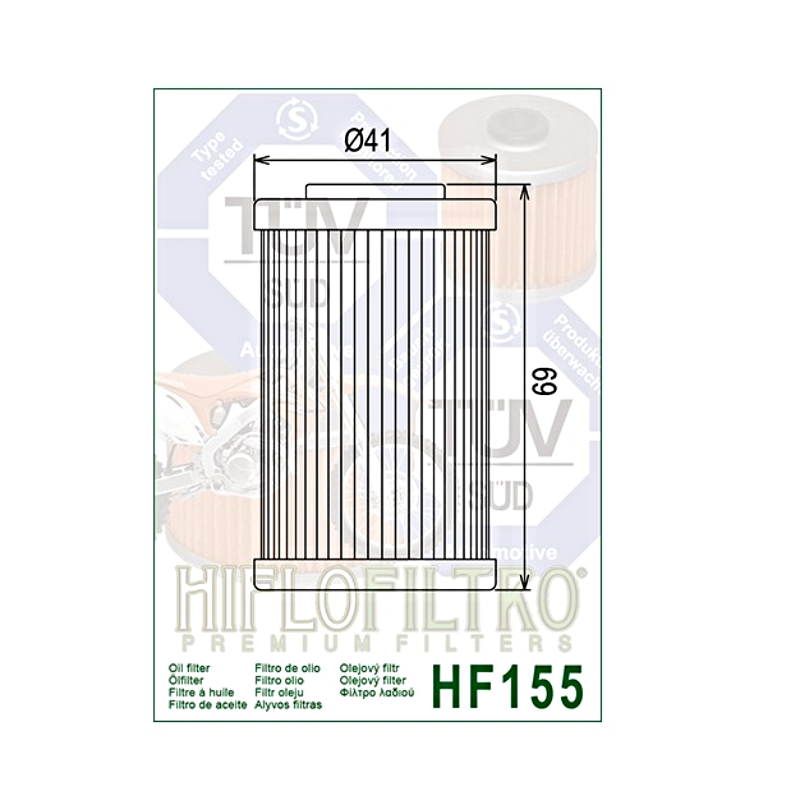 Hiflo Oil Filter 3 Pack KTM 250 400 450 520 525 EXC / 620 640 690 Duke-170631