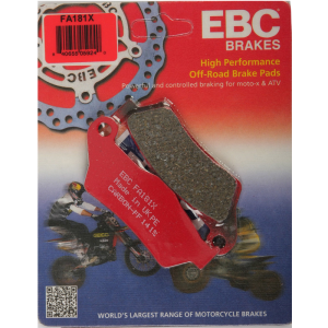 EBC Organic Front Brake Pads - FA181X-0