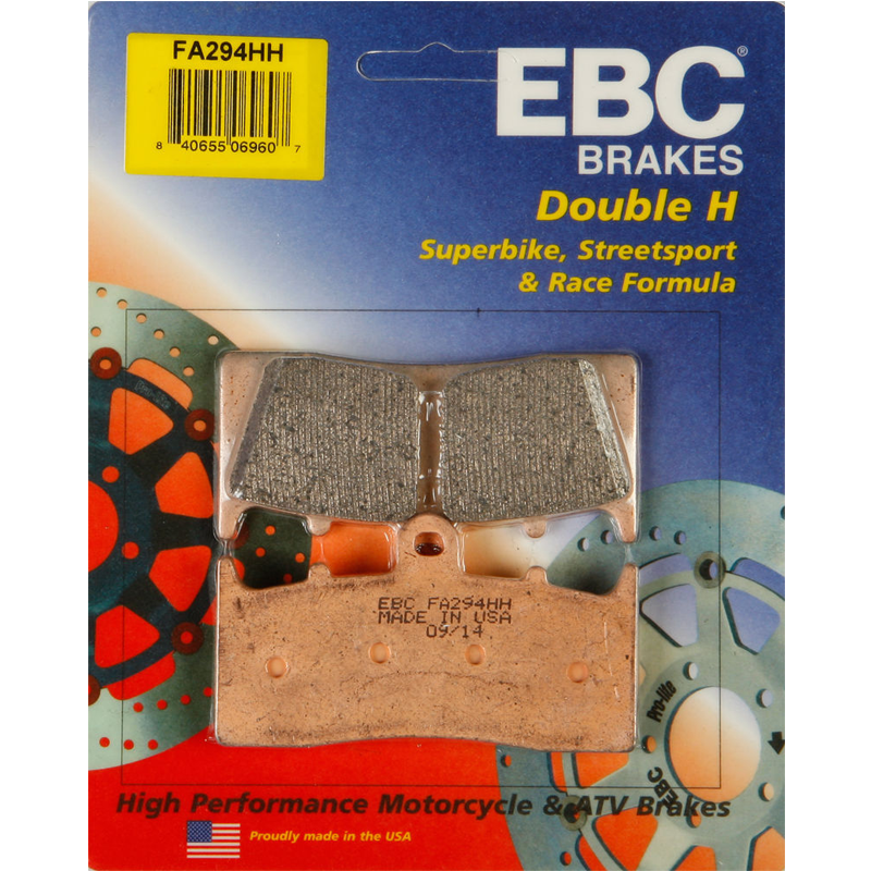 EBC Double H Sintered Front Brake Pads - FA294HH-0