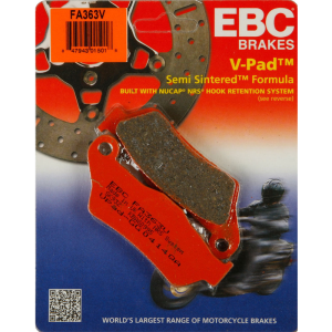 EBC Semi Sintered V Rear Brake Pads - FA363V-0