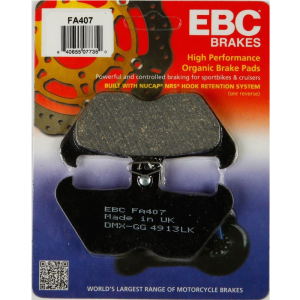 EBC Organic Front Brake Pads - FA407-0