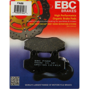 EBC Organic Brake Pads - FA86-0