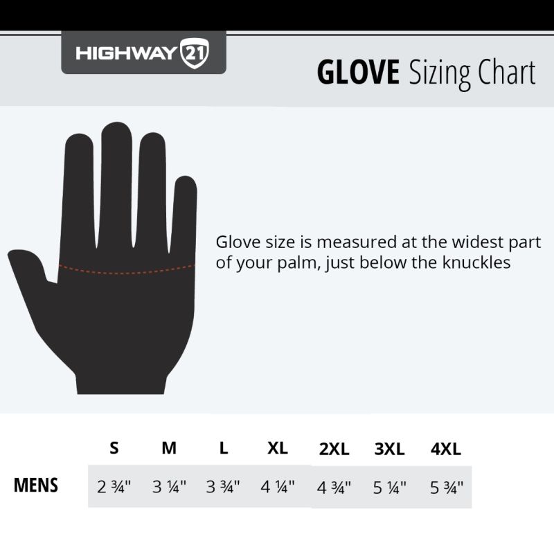 2024 Highway 21 Jab Perforated Touch Screen Motorcycle Street Gloves-215486